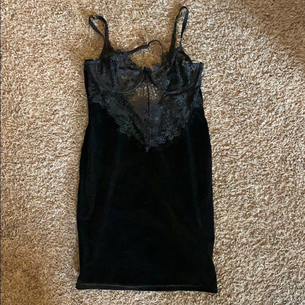 Lace mini dress